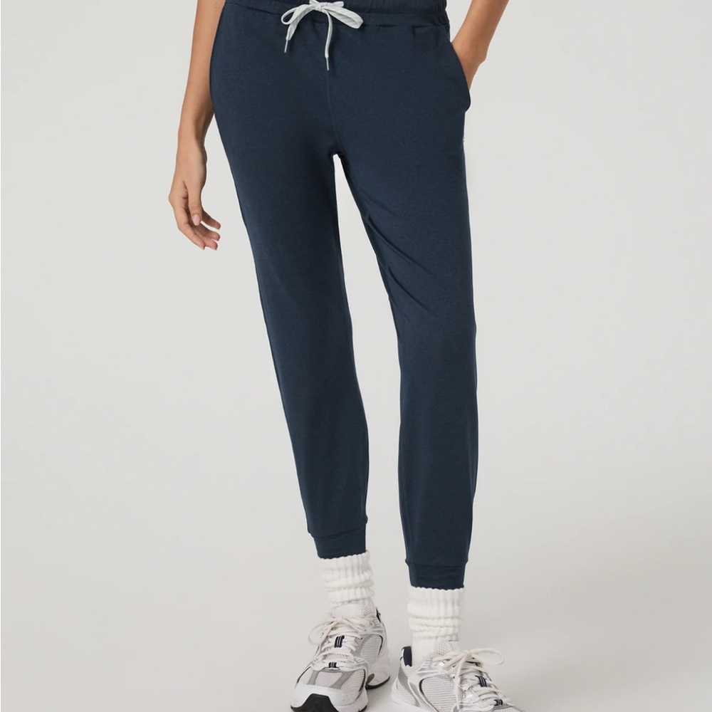 Vuori Navy Track Joggers with Drawstring